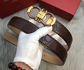 Ferragamo Leather belt best quality 1:1 W3.5