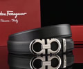 Ferragamo Leather belt best quality 1:1 W3.5