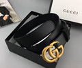 GUCCI Leather belt best quality 1:1 W3.8