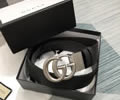 GUCCI Leather belt best quality 1:1 W3.8