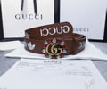 GUCCI Leather belt best quality 1:1 W3.5
