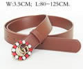 GUCCI Leather belt best quality 1:1 W3.8