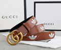 GUCCI Leather belt best quality 1:1 W3.8