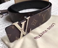 Louis Vuitton LV Leather belt best quality 1:1 W3.8