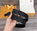 Louis Vuitton LV Leather belt best quality 1:1 W4.0