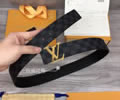Louis Vuitton LV Leather belt best quality 1:1 W4.0