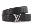 Louis Vuitton LV Leather belt best quality 1:1 W3.8