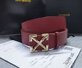 OFF WHITE Leather belt best quality 1:1 W 38MM
