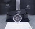 PHILIPP PLEIN Leather belt best quality 1:1 W 38MM