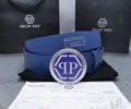 PHILIPP PLEIN Leather belt best quality 1:1 W 38MM