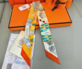 HERMES Twilly Scarf Ribbon Hair 5x86CM best quality
