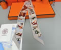 HERMES Twilly Scarf Ribbon Hair 5x86.5CM best quality