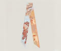 HERMES Baguette Twilly Scarf Ribbon Hair 5x86CM best quality