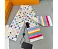 LOUIS VUITTON Twilly Scarf Ribbon Hair 8x120CM