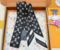 LOUIS VUITTON Monogram Silhouette Scarf Ribbon Hair best quality
