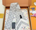 LOUIS VUITTON Monogram Silhouette Scarf Ribbon Hair best quality