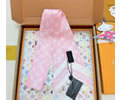 LOUIS VUITTON Monogram Silhouette Scarf Ribbon Hair best quality