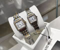 CARTIER Panther Lovers watch Mens 27mm Womens 22mm 2Piece