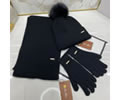 Loro Piana Scarves and Cap and Glove 3 piece Set