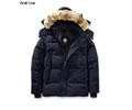 Canada Goose Wyndham Men Down Jacket Wolf hair
