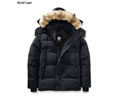 Canada Goose Wyndham Men Down Jacket Wolf hair