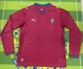 Portugal Home Long Sleeve Soccer Jersey 26 27