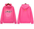 Sp5der 555555 Pink Hoodie Lovers
