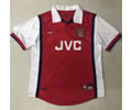 Arsenal home red retro soccer jersey 2000