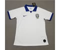Brazil away white 2019 soccer jersey