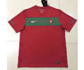 Portugal Home Red 2010 retro soccer jersey