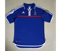 French home blue 2000 retro soccer jersey