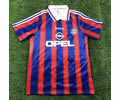 Bayern home red - blue 95-97 retro soccer jersey