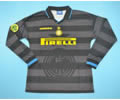 Inter Milan away black long sleeve 97-98 retro soccer jersey