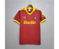 91-92 Roman home retro soccer jersey