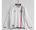 Retro 2002 England home long sleeve soccer jersey