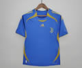 Juventus blue��06-07 Template��retro soccer jersey