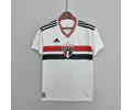 22-23 Sao Paulo No sponsors home soccer jersey