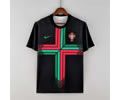 2022 Portugal concept black soccer jersey