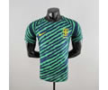 2022 Brazil special edition green-blue player version soccer jersey
