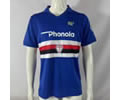 Italy League Retro 84-88 Sampdoria home soccer jersey