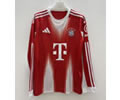 Germany League FCB Home Long Sleeve Soccer Jersey 25 26