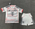 Kids kit 25-26 Bayern away soccer jersey