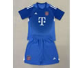 Kids kit 25-26 Bayern GK blue soccer jersey