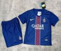 Kids kit 25-26 parissg home with star soccer jersey
