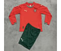Kids kit 25-26 Portugal home long sleeves soccer jersey