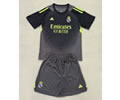 Kids kit 25-26 RM GK black green soccer jersey