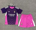 kids kit 25-26 RM GK purple soccer jersey
