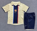 kids kit Retro 01-02 Bar away soccer jersey