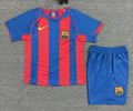 Kids kit Retro 04-05 Bar home soccer jersey