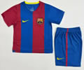 Kids kit Retro 06-07 Bar home soccer jersey
